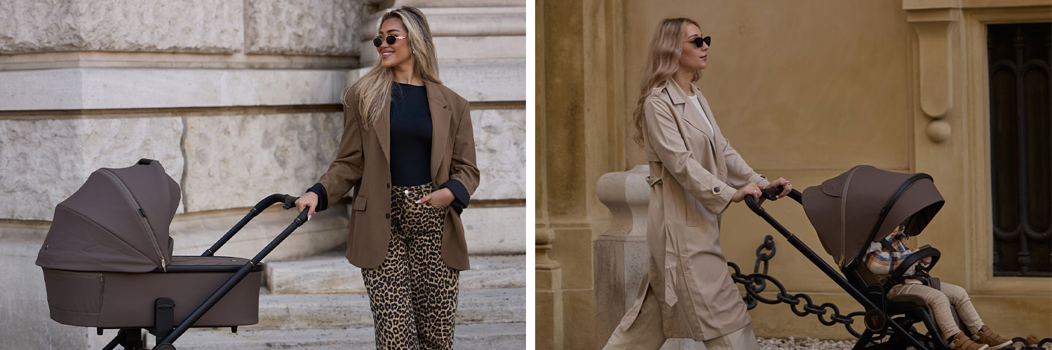 Wózek dziecięcy Venicci Upline 2 Brownie